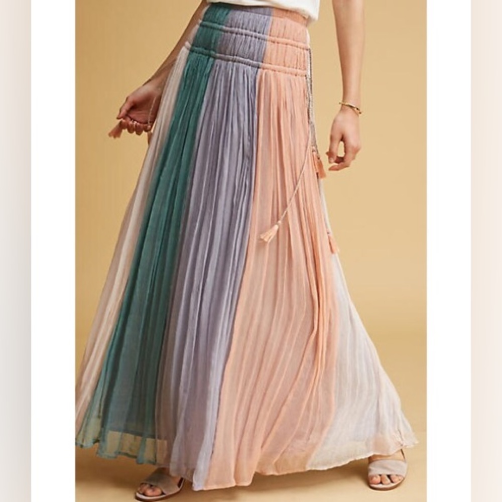 Anthropologie Antik Batik Cleo Maxi Skirt